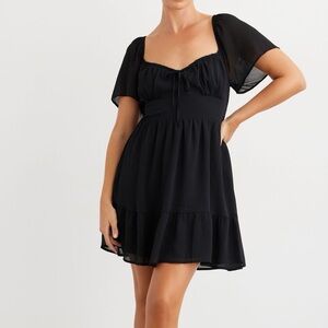 Dynamite mini flare dress